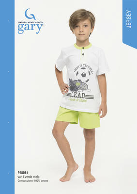 PYJAMAS FÜR JUNGEN S/M P35061 Tellini S.R.L. Großhandelskleidung